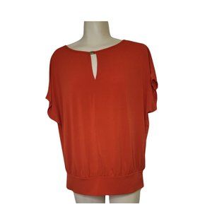 SUZI SHIER RED TOP/BLOUSE 	Size S/M - Women's Top